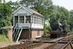 B12 61572, Sheringham West Signal Box